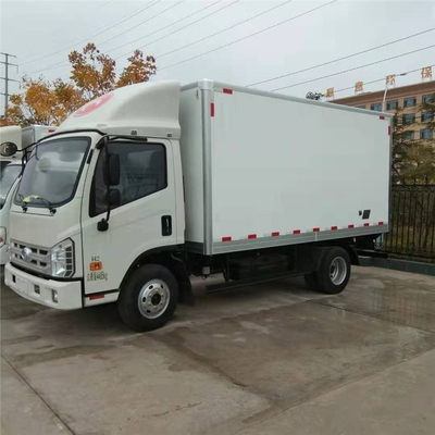 鎮(zhèn)江藍(lán)牌4米2水產(chǎn)品鮮活運(yùn)輸冷藏車整車配置價(jià)格表